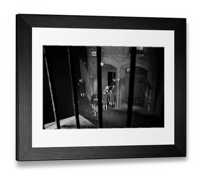 Framed Print : Christmas Street Framed Print : Christmas Street