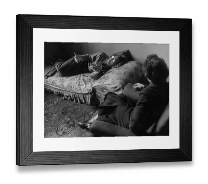 Framed Print : On The Couch Framed Print : On The Couch