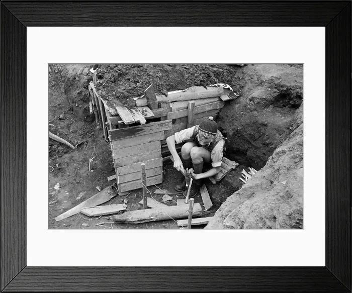 Framed Print : Making A Den Framed Print : Making A Den