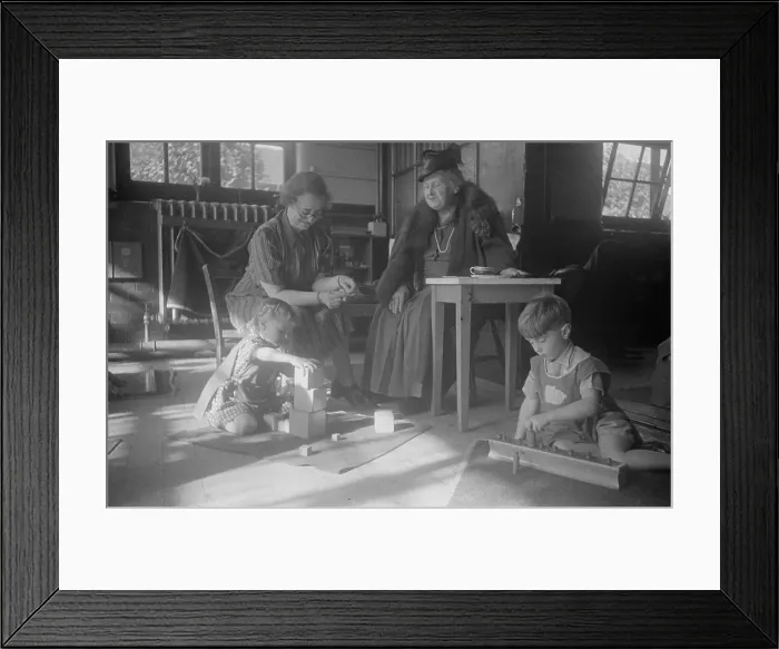 Framed Print : Montessori In Class Framed Print : Montessori In Class