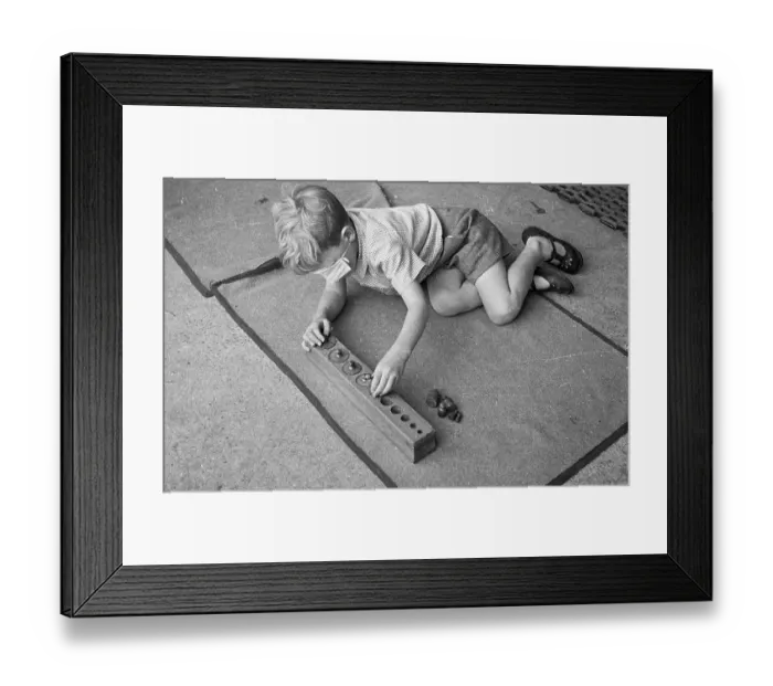 Framed Print : Montessori School Framed Print : Montessori School