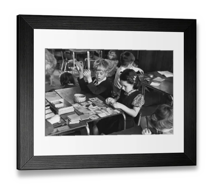 Framed Print : Montessori Learners Framed Print : Montessori Learners