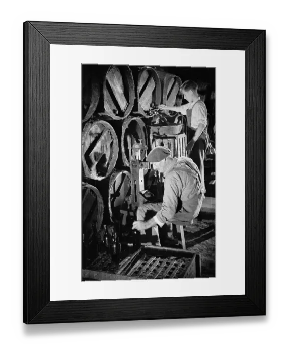 Framed Print : Bottling Wine Framed Print : Bottling Wine