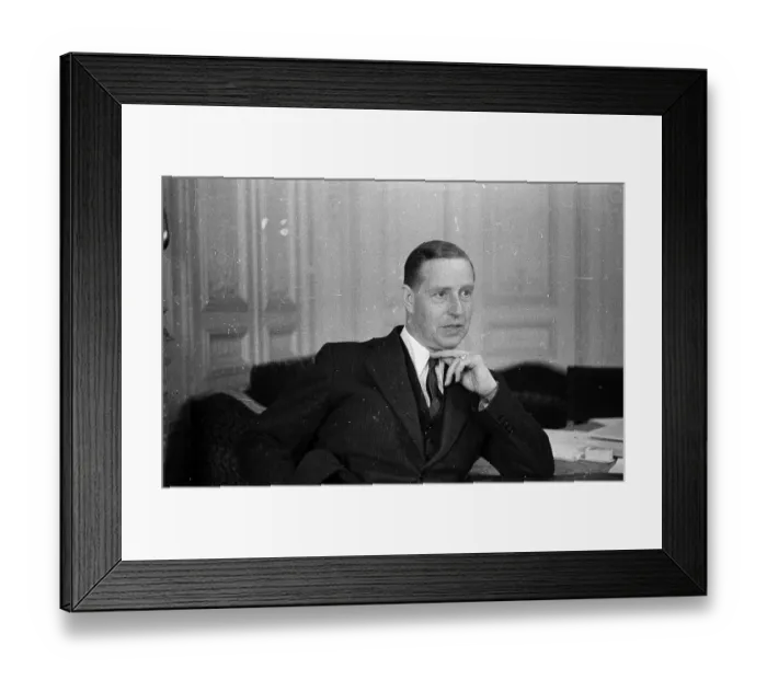 Framed Print : Dutch Politician Framed Print : Dutch Politician
