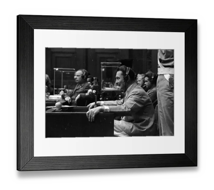 Framed Print : Goering On Trial Framed Print : Goering On Trial