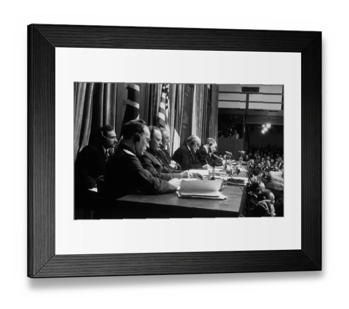 Framed Print : War Crimes Trials Framed Print : War Crimes Trials