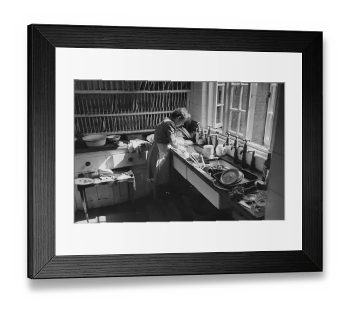 Framed Print : Communal Kitchen Framed Print : Communal Kitchen