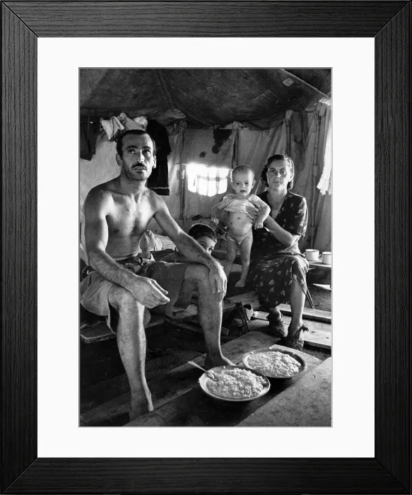 Framed Print : Refugee Camp Framed Print : Refugee Camp