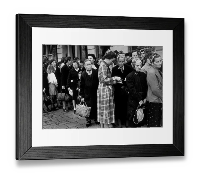 Framed Print : Queue In Ruhr Framed Print : Queue In Ruhr