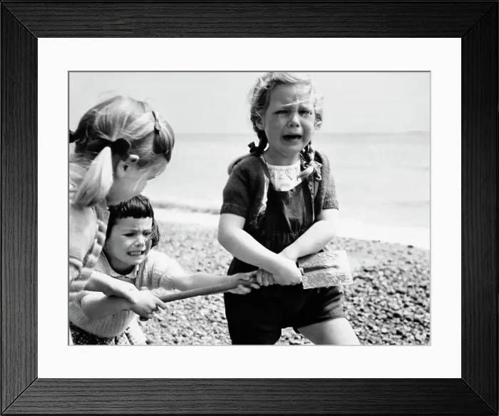 Framed Print : Seaside Tantrum