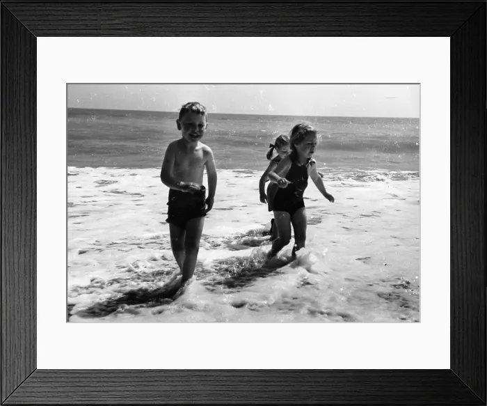 Framed Print : First Time At Sea Framed Print : First Time At Sea
