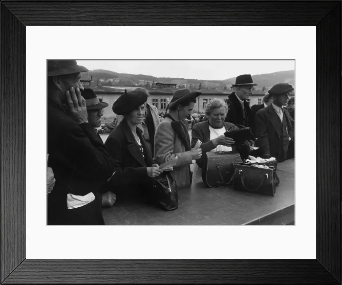Framed Print : Deporting Germans Framed Print : Deporting Germans