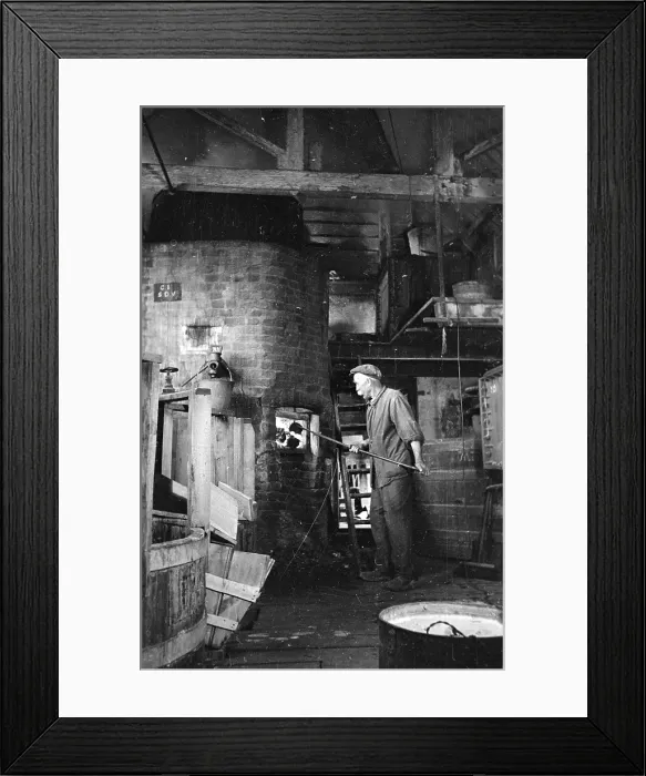 Framed Print : Brewing. 10th August 1946: The Golden Lion Pub Framed Print : Brewing. 10th August 1946: The Golden Lion Pub