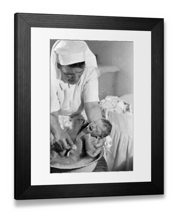 Framed Print : First Bath Framed Print : First Bath