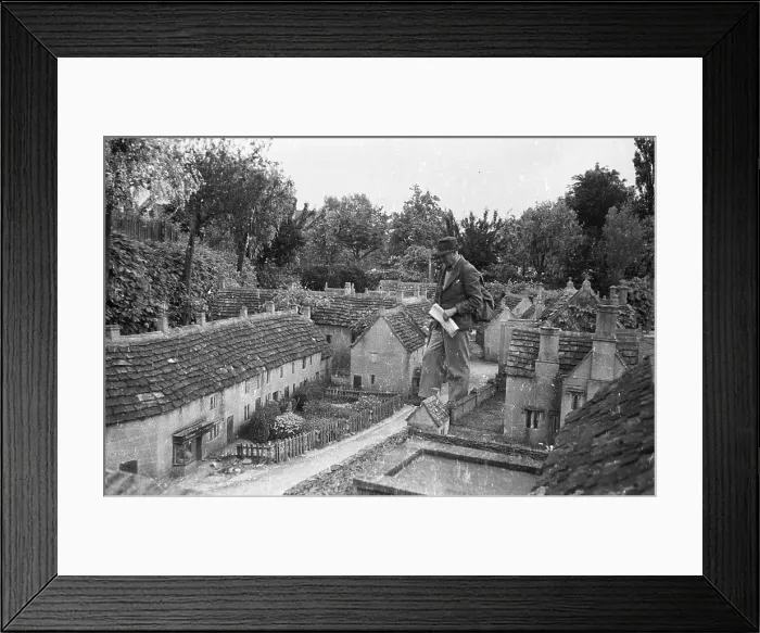 Framed Print : Miniature Village Framed Print : Miniature Village