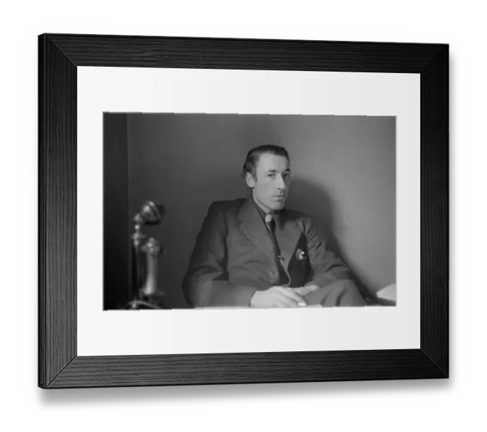 Framed Print : Louis MacNeice, Irish Poet & Playwright Framed Print : Louis MacNeice, Irish Poet & Playwright