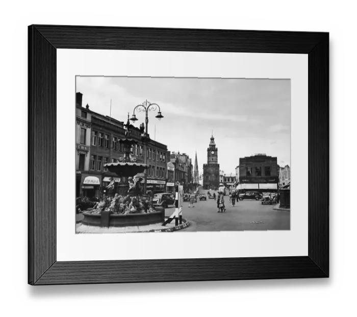 Framed Print : Dumfries High Street Framed Print : Dumfries High Street