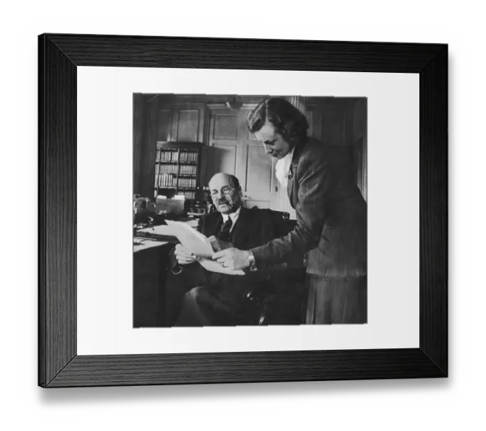 Framed Print : Castle Interviews Attlee Framed Print : Castle Interviews Attlee