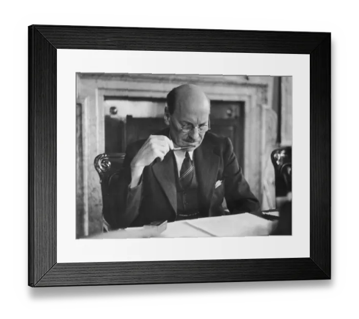 Framed Print : Attlee At Work Framed Print : Attlee At Work