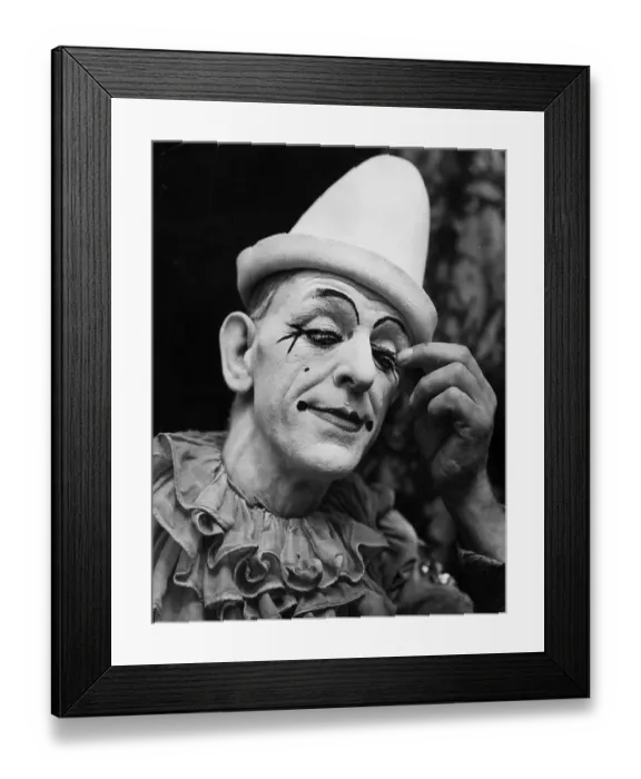 Framed Print : Clown's Face Framed Print : Clown's Face