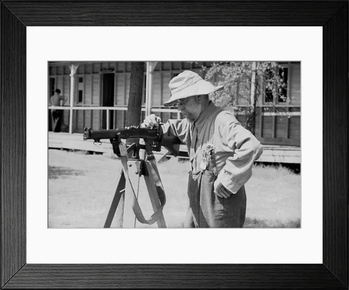 Framed Print : Veteran Marksman Framed Print : Veteran Marksman