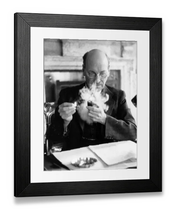 Framed Print : Attlee Smoking Framed Print : Attlee Smoking