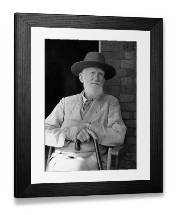 Framed Print : George Bernard Shaw Framed Print : George Bernard Shaw