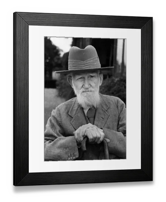 Framed Print : George Bernard Shaw Framed Print : George Bernard Shaw