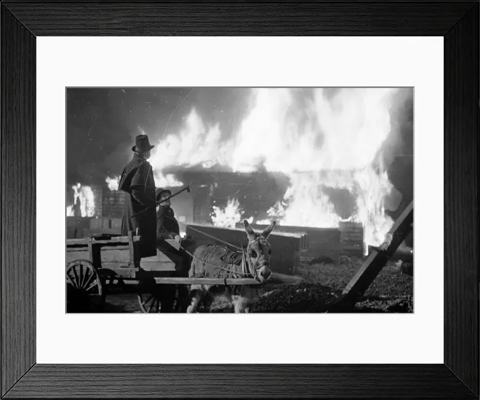 Framed Print : Burning Hill Framed Print : Burning Hill