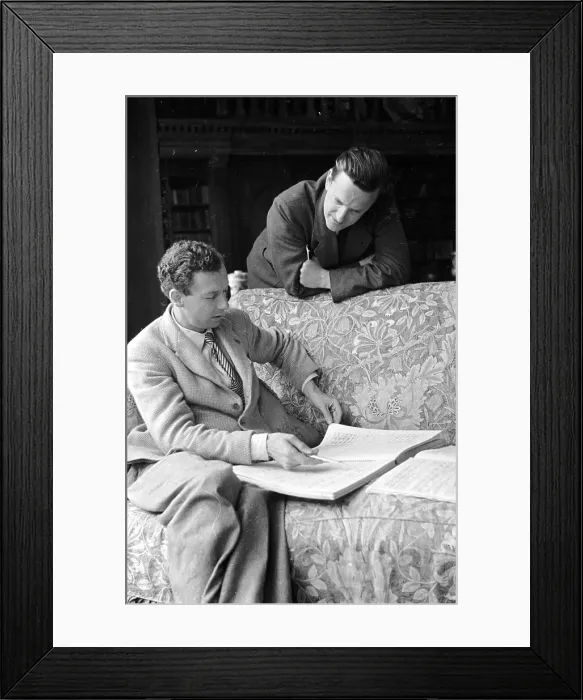 Framed Print : Britten And Pears Framed Print : Britten And Pears
