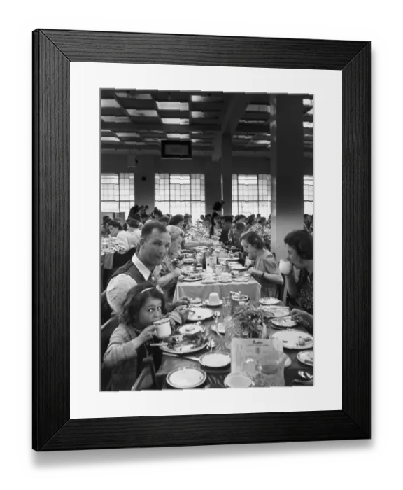 Framed Print : Butlin's Canteen Framed Print : Butlin's Canteen