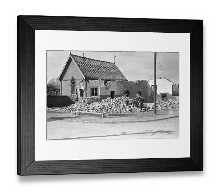 Framed Print : Salvaging The Bricks Framed Print : Salvaging The Bricks