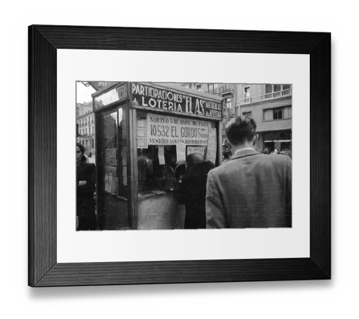 Framed Print : Spanish Lottery Framed Print : Spanish Lottery