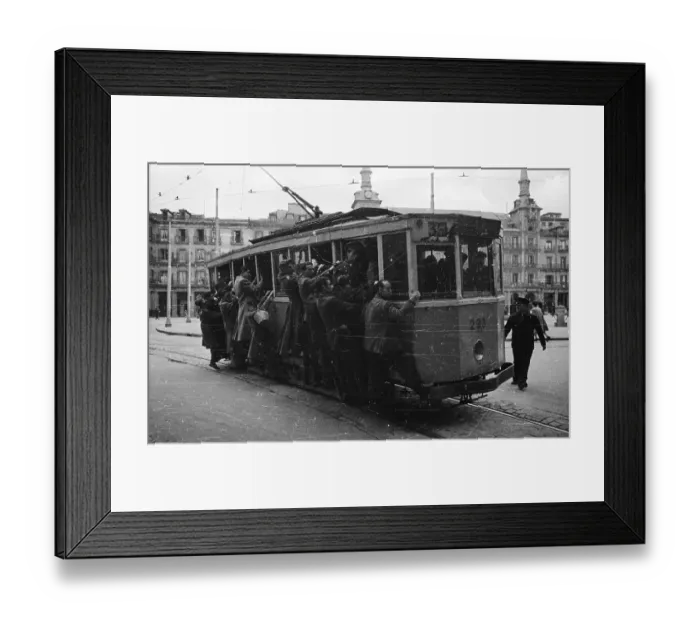 Framed Print : Madrid Rush Hour Framed Print : Madrid Rush Hour