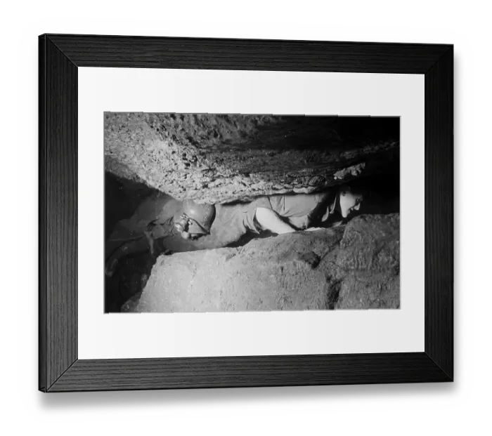 Framed Print : Pot-Holing Framed Print : Pot-Holing