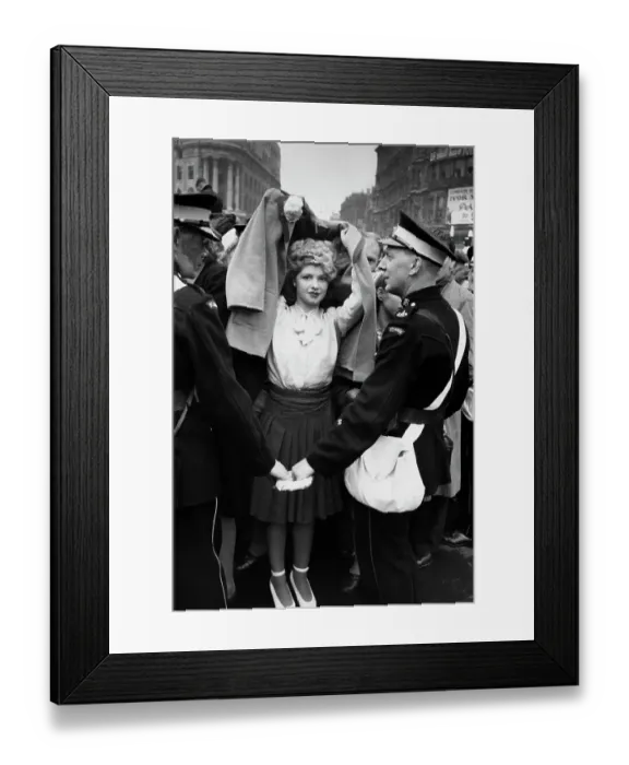 Framed Print : Victory Day In London Framed Print : Victory Day In London