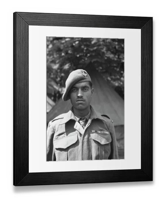 Framed Print : Indian Serviceman In London