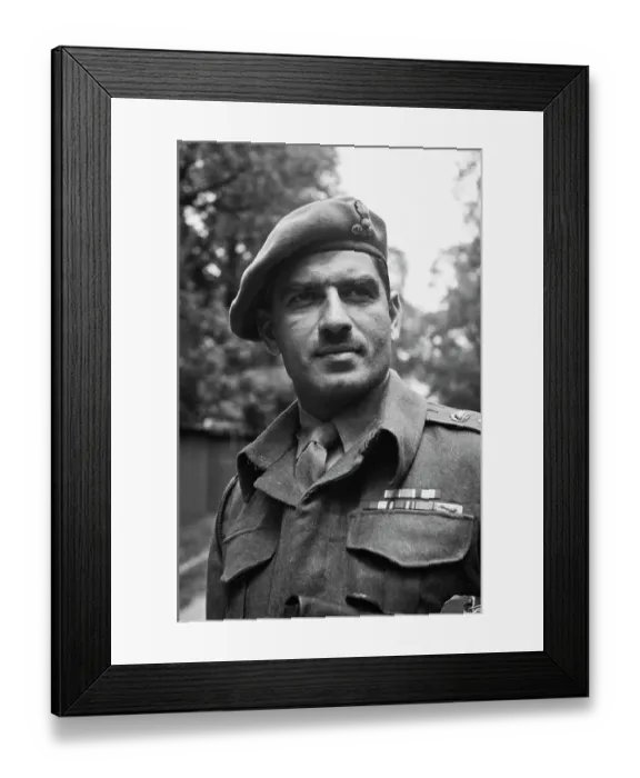 Framed Print : Indian Officer In London Framed Print : Indian Officer In London