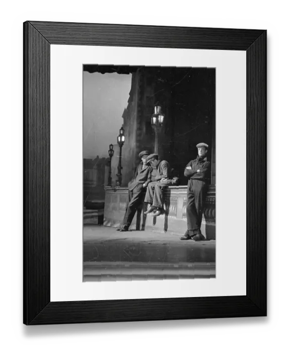 Framed Print : Strikers Wait Framed Print : Strikers Wait