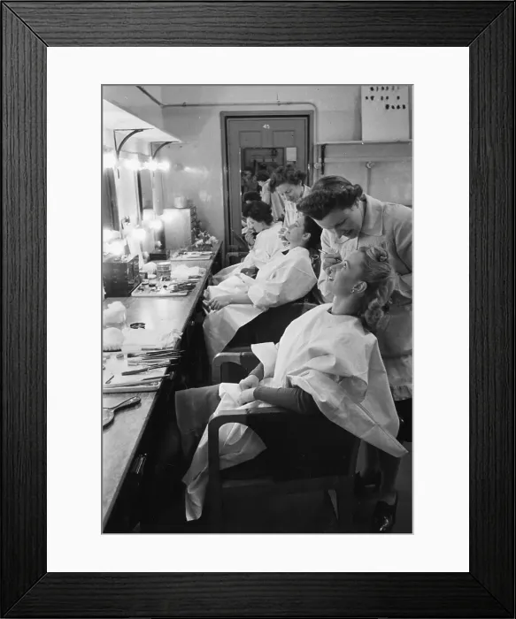 Framed Print : Television Make-Up Framed Print : Television Make-Up