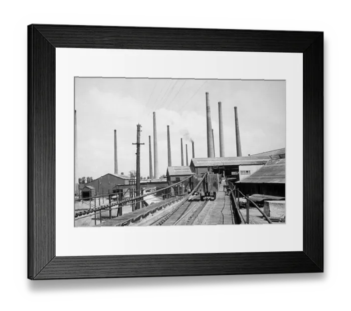 Framed Print : Brick Factory Framed Print : Brick Factory