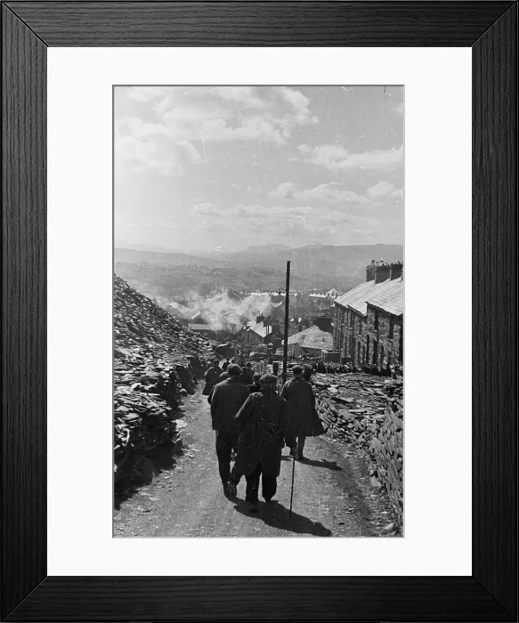Framed Print : Slate Town Framed Print : Slate Town