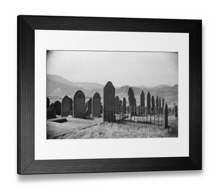 Framed Print : Slate Graves Framed Print : Slate Graves