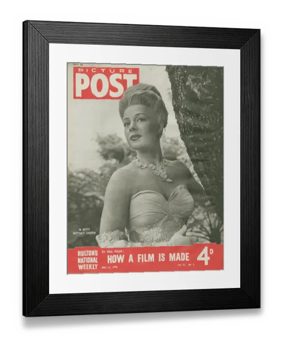 Framed Print : Picture Post Featuring Betty Hutton Framed Print : Picture Post Featuring Betty Hutton