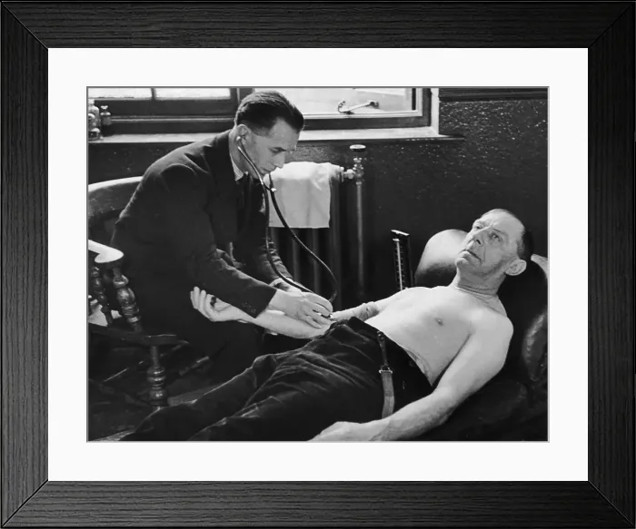 Framed Print : Blood Pressure Test