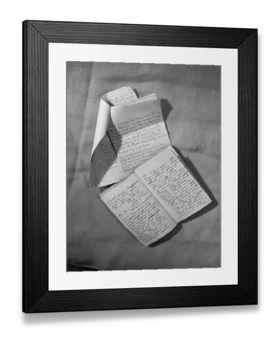Framed Print : Ladysmith War Diary Framed Print : Ladysmith War Diary