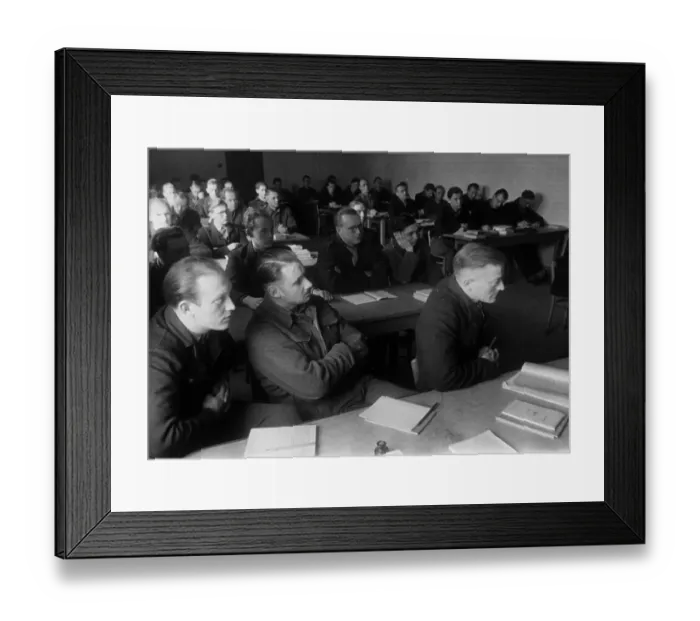 Framed Print : POW History Class Framed Print : POW History Class