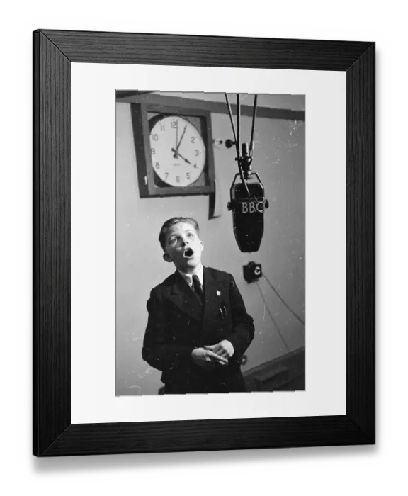 Framed Print : Child's Broadcast Framed Print : Child's Broadcast