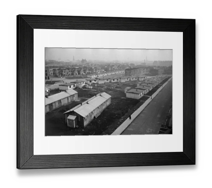 Framed Print : Prefab Estate Framed Print : Prefab Estate