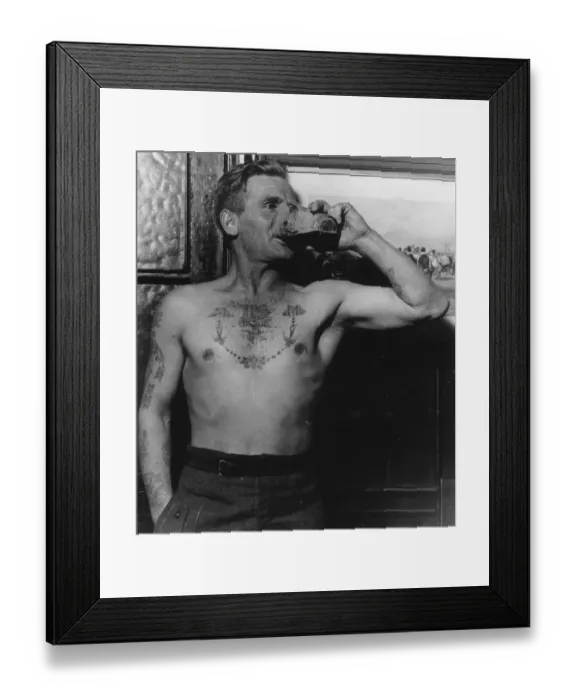 Framed Print : Beer And Tattoos Framed Print : Beer And Tattoos